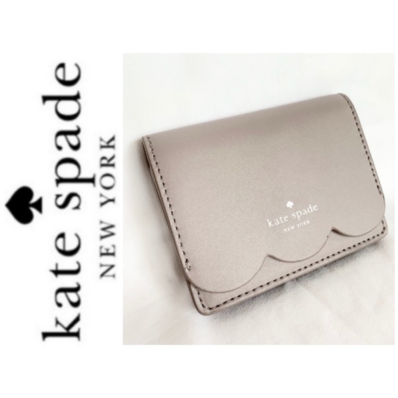 NWT Kate Spade genuine leather wallet gray - Picture 7 of 7